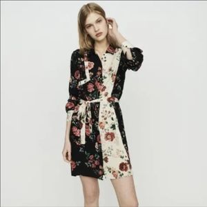 Maje Floral Wrap Dress